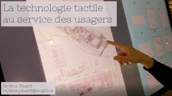 La technologie tactile au service des usagers thumbnail