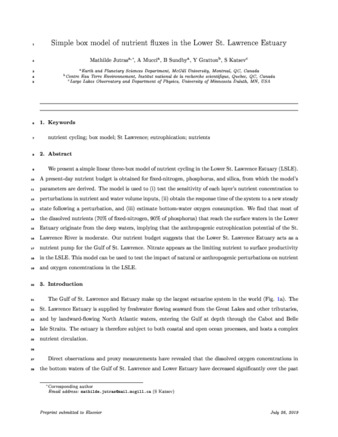 Nutrient cycling in the Lower St. Lawrence Estuary: Response to environmental perturbations thumbnail