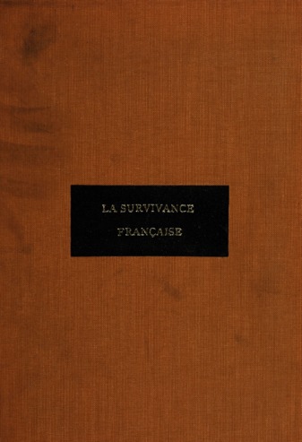 La survivance française. thumbnail