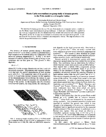 Monte Carlo renormalization-group study of domain growth in the Potts model on a triangular lattice thumbnail