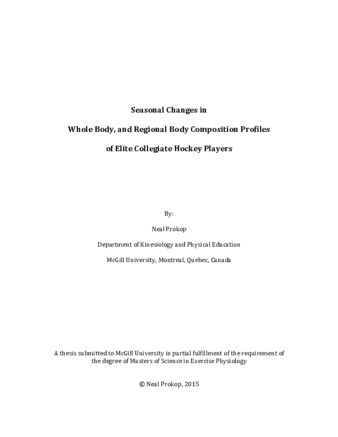 Seasonal changes in whole body, and regional body composition profiles of elite collegiate hockey players thumbnail