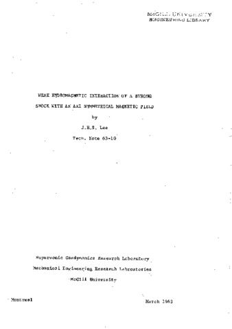 Weak hydromagnetic interaction of a strong shock with an axi symmetrical magnetic field thumbnail