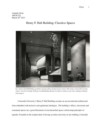 Henry F. Hall Building: Classless Spaces thumbnail