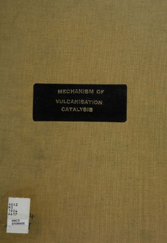 Mechanism of vulcanisation cataly. thumbnail