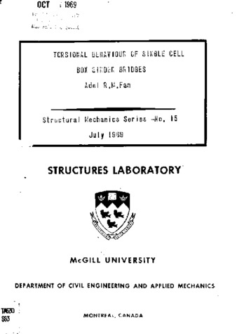 Torsional behaviour of single cell box girder bridges thumbnail