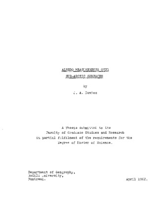 Albedo measurements over sub-arctic surfaces. thumbnail