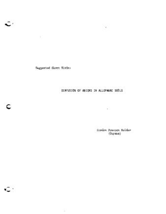Effects of Temperature, Bulk Density and Drying on the Apparent Diffusion Coefficient of 36C1 in Soil thumbnail
