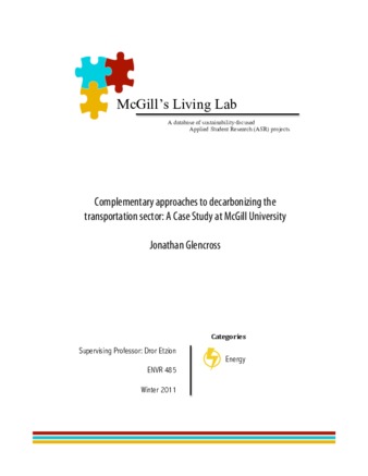 Complimentary approaches to decarbonising the transporation sector thumbnail