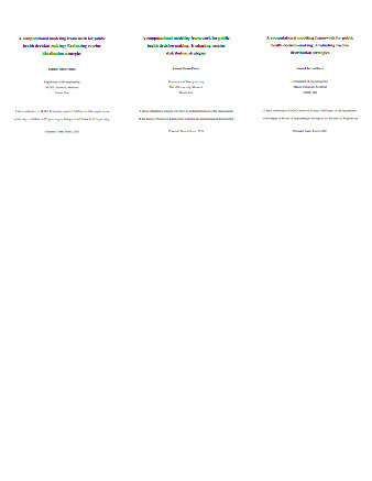 A computational modeling framework for public health decision-making: Evaluating vaccine distribution strategies thumbnail