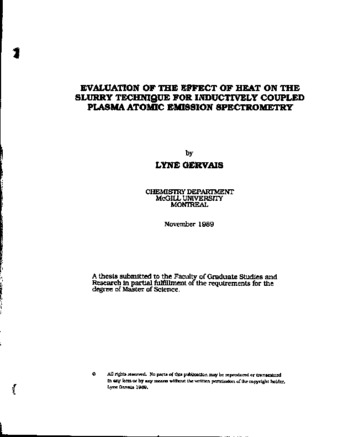 Evaluation of the effect of heat on the slurry technique for inductively coupled plasma atomic emission spectrometry thumbnail