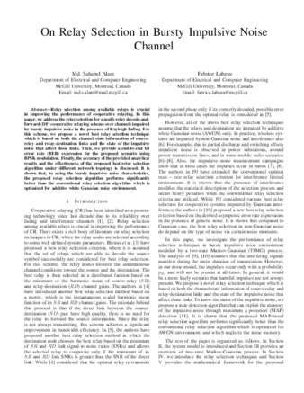 On relay selection in bursty impulsive noise channel thumbnail