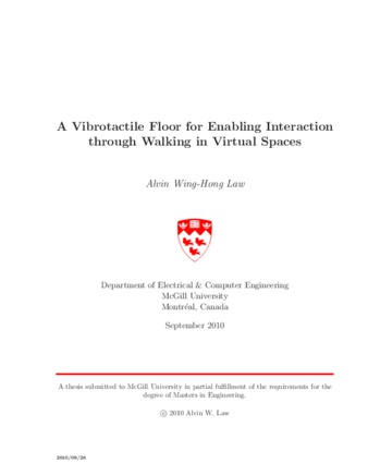 A vibrotactile floor for enabling interaction through walking in virtual spaces thumbnail
