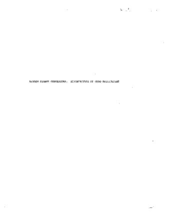 The distribution of good multipliers for congruential random number generators. thumbnail