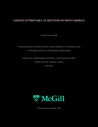 Cancers attributable to infections in North America thumbnail