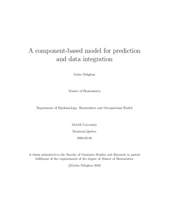 A component-based model for prediction and data integration thumbnail