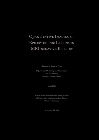 Quantitative imaging of epileptogenic lesions in MRI-negative epilepsy thumbnail