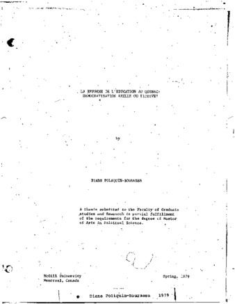 Dissertation au quebec picture