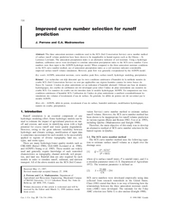 Improved curve number selection for runoff prediction thumbnail