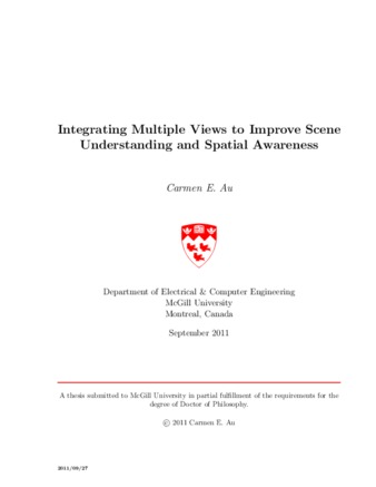 Integrating multiple views to improve scene understanding and spatial awareness thumbnail