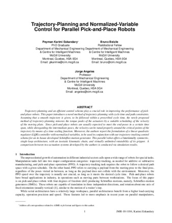 Trajectory planning in robotic continuous-path applications thumbnail