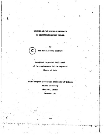 Wilkins and the theory of mechanics in seventeenth century England thumbnail