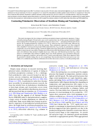 Contrasting Polarimetric Observations of Stratiform Riming and Nonriming Events thumbnail