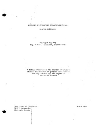 Rheology of hydrolyzed polyacrylonitrile-grafted cellulose thumbnail