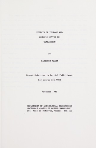 Effects of Tillage and Organic Matter on Compaction thumbnail