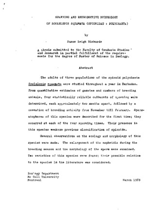 Spawning and reproductive morphology of Scolelepis squamata (spionidae: Polychaeta). thumbnail