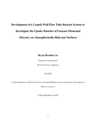 Development of a coated-wall flow tube reactor system to investigate the uptake kinetics of gaseous elemental mercury on atmospherically-relevant surfaces thumbnail
