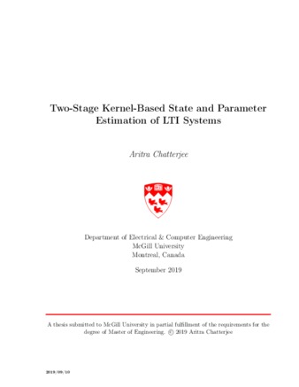 Two-stage kernel-based state and parameter estimation of LTI systems thumbnail