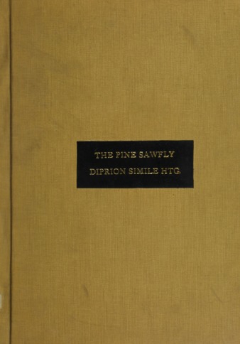 The ecology of the pine sawfly Diprion simile Htg. thumbnail