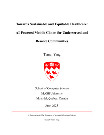 Towards Sustainable and Equitable Healthcare: AI-Powered Mobile Clinics for Underserved and Remote Communities thumbnail