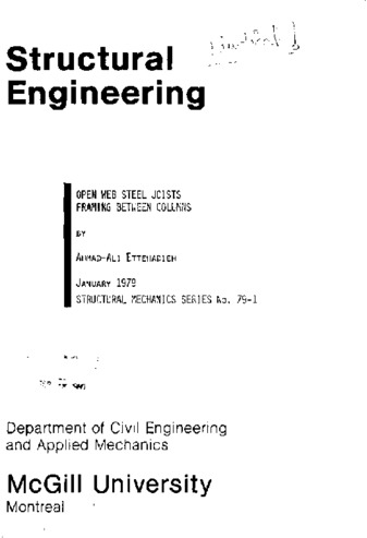 Open web steel joists framing between columns thumbnail