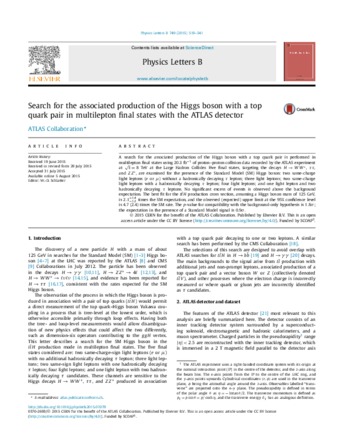 Search for the associated production of the Higgs boson with a top quark pair in multilepton final states with the ATLAS detector thumbnail