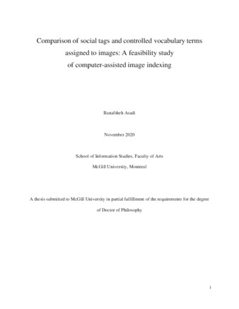 Comparison of social tags and controlled vocabulary terms assigned to images: a feasibility study of computer-assisted image indexing thumbnail