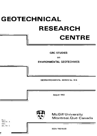 GRC studies on environmental geotechnics thumbnail