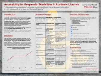 Accessibility for people with disabilities in academic libraries. thumbnail