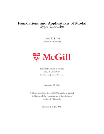 Foundations and Applications of Modal Type Theories thumbnail