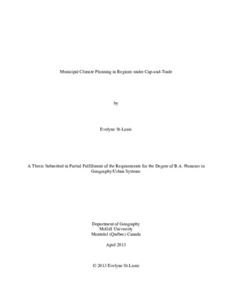 Municipal Climate Planning in Regions under Cap-and-Trade thumbnail