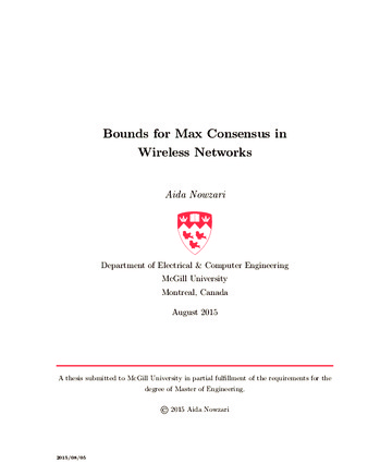 Bounds for max consensus in wireless networks thumbnail