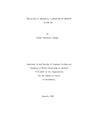 The effect of amygdaloid stimulation on learning in the rat. thumbnail