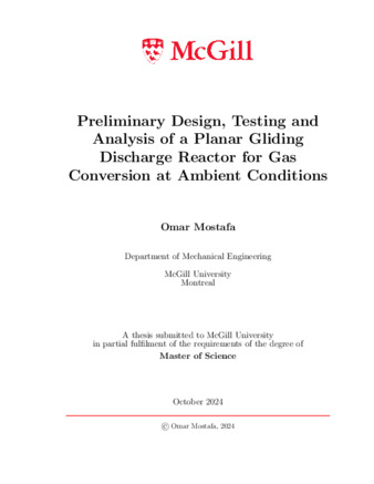 Preliminary Design, Testing, and Analysis of a Planar Gliding Discharge Reactor for Gas Conversion at Ambient Conditions thumbnail