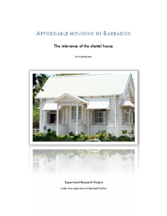 Affordable Housing in Barbados: The Relevance of the Chattel House thumbnail