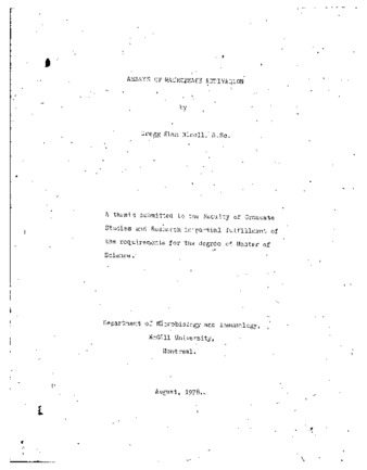 Assays of macrophage activation thumbnail