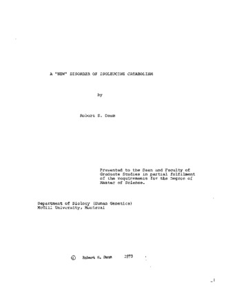 A "new" disorder of isoleucine catabolism / thumbnail