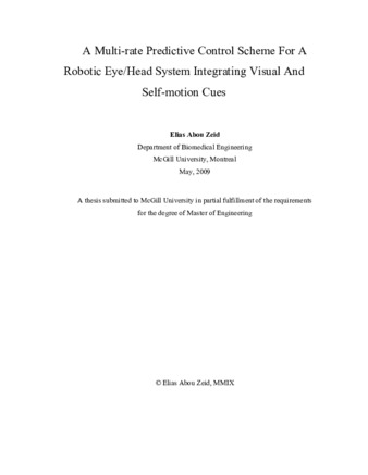 Multi-rate predictive control scheme for a robotic eye/head system integrating visual and self-motion cues thumbnail