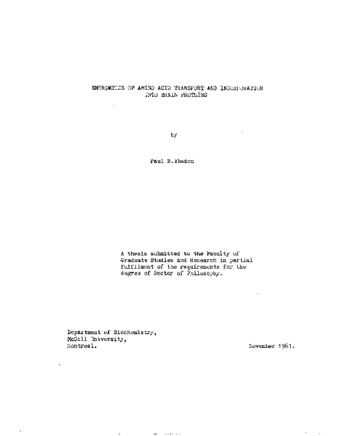 Energetics of amino acid transport and incorporation into brain proteins. thumbnail