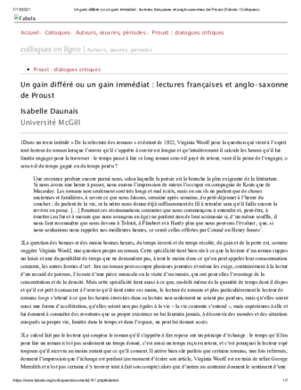 Un gain différé ou un gain immédiat : lectures françaises et anglo-saxonnes de Proust thumbnail