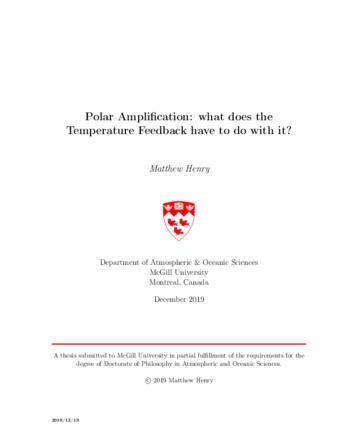 Polar amplification: what does the temperature feedback have to do with it? thumbnail